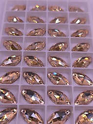 Лодочки Gold Crystal 9*18mm